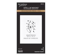 Imprimir bloque Sagitario prensa de registro + placa de aluminio