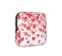 Imprimir Corazones Rojos cayendo,Bolsas para Guardar compresas sanitarias, Bolsas para la menstruación para Mujeres y Adolescentes.