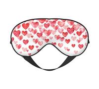Imprimir Corazones Rojos Cayendo, Cubreojos completos Antifaz bloqueador de luz Antifaz para dormir Antifaz suave con los ojos vendados Noche