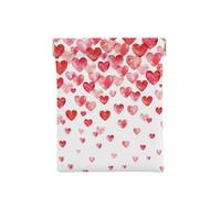 Imprimir Corazones Rojos Cayendo, Squeeze Top Wallet Bolsa de Almacenamiento para Mujer Monedero pequeño Bolsa de Cambio
