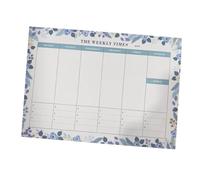 Imprimir cuadernos de planificación semanal 60 hojas Bloc de notas de notas de programación 24, 5 x 17, 5 cm para horarios Planificación Gestión de tareas Registro pegajoso reciclable