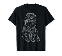 Imprimir Scottish Fold Cat Lover Camiseta