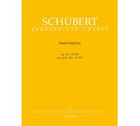 Impromptus D 899 (op. 90), D 935 (op. post. 142): Bärenreiter Urtext; erstmals im großzügigen Neustich mit leichten Wendestellen; mit Fingersätzen und löst die bestehende Ausgabe (BA 5611) ab