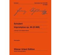 Impromptus Piano: Edité d'après les sources par Ulrich Leisinger, Notes sur l'interprétation de Rovert D. Levin, Dougté de Paul Badura-Skoda. op. 90. D 899. piano.