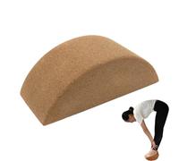 Improve Practitioner's Balance: Moon Shape Cork Yoga Blocks, with their u