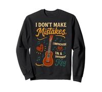 Improvisar En Diferentes Guitarristas Clave Músico Guitarrista Sudadera