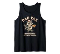 Impuestos para papá asegurándose de Que no Sea Veneno Mapache Vintage papá impuesto Camiseta sin Mangas