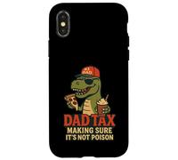 Impuestos para papá asegurándose de que no sea veneno T-Rex Dad Tax Carcasa para iPhone X/XS