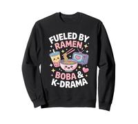 Impulsado por Boba Ramen y K-Drama K-Pop Lover Kawaii Bubble Tea Sudadera