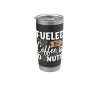Impulsado por café y donas Masa Café dulce y donas Vaso térmico de acero inoxidable de doble pared