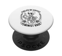 Impulsado por El Café La Rabia Feminista El Empoderamiento PopSockets PopGrip Adhesivo