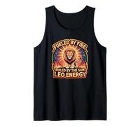 Impulsado por el fuego gobernado por Sun Powerful Leo Season Astrology Camiseta sin Mangas