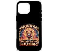 Impulsado por el fuego gobernado por Sun Powerful Leo Season Astrology Carcasa para iPhone 16 Pro Max