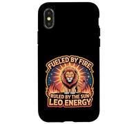 Impulsado por el fuego gobernado por Sun Powerful Leo Season Astrology Carcasa para iPhone X/XS