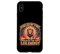 Impulsado por el fuego gobernado por Sun Powerful Leo Season Astrology Carcasa para iPhone XS Max