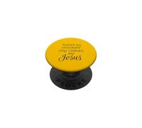 Impulsado por Galletas con chispas de Chocolate y Jesús PopSockets PopGrip Adhesivo