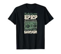 Impulsado por Hip Hop Y Sarcasmo Divertido Sassy Camiseta