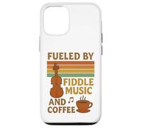 Impulsado por la música de violín y el café Bluegrass y Amante del café Carcasa para iPhone 12/12 Pro