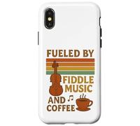 Impulsado por la música de violín y el café Bluegrass y Amante del café Carcasa para iPhone X/XS