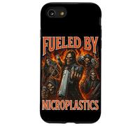 Impulsado por microplástico Grim Reaper Vintage Joke Polution Fun Carcasa para iPhone SE (2020) / 7/8