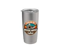 Impulsado por novelas de misterio y café impresionante Vaso térmico de acero inoxidable de doble pared