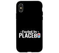 Impulsado por Placebo Science Humor Carcasa para iPhone X/XS