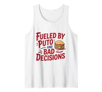 Impulsado por Puto y Malas Decisiones Funny Puto Camiseta sin Mangas