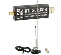Impulsfoto RTL-SDR Blog V4 + Skyscan Mobile Scanner Antena Bundle (25-2000 MHz, 65 cm, base magnética) - Solución completa para recepciones de RF, VHF y UHF