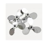 Impulsor Agitador Acero Inox 3 Aspas Laboratorio Industrial 1 Unidad | Tamaños de Orificio Variables, Compatible con Diversos Equipos de Mezcla, Acero 304 Duradero(OD250mm-hole25mm)