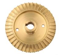Impulsor de bomba de latón autocebante con núcleo de cobre de doble cara para un manejo eficiente de aguas residuales en sistemas de fontanería residenciales e industriales, color dorado (OD80 mm ID12