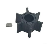 Impulsor de goma, 18x15x3mm, parte de enfriamiento del motor fuera de borda con llave, material de neopreno para mantenimiento marino