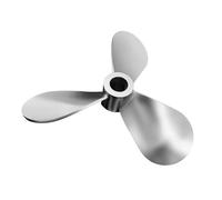 Impulsor de mezclador de laboratorio de paleta agitadora de acero inoxidable Impulsor de tres palas acero inoxidable 304, cuchilla agitadora OD60-200mm(OD60mm-hole8mm)