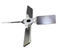 Impulsor de pala para máquina, Varilla agitadora superior de laboratorio, acero inoxidable 304, 4 hojas, 40-100 mm, con tornillos, 1 juego(50mm blade with rod)
