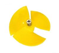 Impulsor limpiador de piscina, 9995269-R1 Impulsor amarillo para Dolphin Pieza de repuesto de rendimiento mejorado para robot automático de aspiradora de piscina (con tornillos)