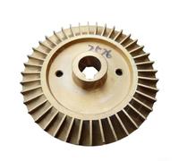 Impulsores de bomba de agua de latón para bombas autocebantes, diseño de cobre de doble cara, OD85 mm ID14 mm a OD60 mm ID12 mm, alfombrilla de recogida de desechos de jardín resistente (OD66 mm ID12