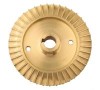 Impulsores de bomba de agua de latón para bombas autocebantes, diseño de cobre de doble cara, OD85 mm ID14 mm a OD60 mm ID12 mm, alfombrilla de recogida de desechos de jardín resistente (OD80 mm ID12