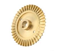 Impulsores de bomba de agua de latón para bombas autocebantes, diseño de cobre de doble cara, OD85 mm ID14 mm a OD60 mm ID12 mm, alfombrilla de recogida de desechos de jardín resistente (OD78 mm ID12