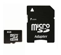imro Card Tarjeta de memoria Micro-SD 8 GB Clase 6 + Adaptador SD,