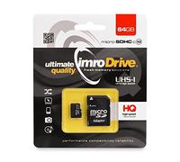 imro Tarjeta microSD de 64 GB, Clase 10, Adaptador UHS-I