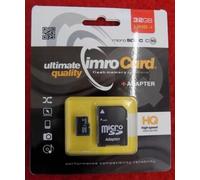 imroCard Tarjeta de Memoria HQ 32 GB MicroSDHC UHS-I Class 10 con Adaptador