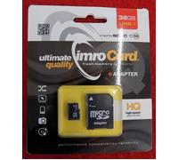 Imrocard Tarjeta de Memoria HQ 32GB UHS-I Mahon SDHC con Adaptador Clase 10 Adp