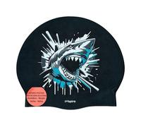 IMSPIRA gorro natacion silicona adulto nino THE SHARK tiburon gorro piscina hombre divertido gorra natacion mujer original entrenamiento intensivo deporte acuatico aguas abiertas aquagym master clubes