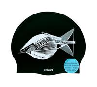 IMSPIRA Gorro Natacion Silicona Adulto Nino Valencia Ciudad Artes Ciencias pez Gorro Piscina Unisex entreno Gorros Piscina Divertidos Deporte acuatico Waterpolo aquagym Accesorios mar Verano