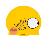 IMSPIRA Gorro Natacion Silicona SwimSon Hombre Nino Unisex Piscina Diseno Familia Amarilla Comodo Antideslizante Entrenamiento Intensivo Deporte acuatico Aguas Abiertas Aquagym Waterpolo Competicion