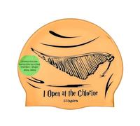 IMSPIRA Gorro Natacion Silicona Unisex Adulto Nino Magia Colegio Dorado Divertido Homenaje Cine Piscina Entrenamiento Arte Nadador Gorro Original Agua Deporte Regalo Friki Triatlon