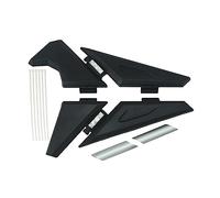 IMSTAM Compatible con R1200GS R1250GS Adventure LC GS1200 HP 2013-2023 Cubierta protectora de panel lateral de relleno de marco de motocicleta izquierda y derecha (negro)