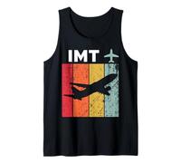 IMT Iron Mountain Aeropuerto Camiseta sin Mangas