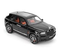 imtfzct 1/24 Rolls Royce Cullinan Alloy - Modelo de coche de juguete para coleccionar, regalo para niños, coche de juguete con función de sonido y luz y función de extracción (negro