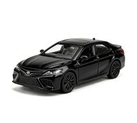 imtfzct Modelo de coche Camry XSE 1:36, modelo de coche de juguete con función de retroceso, puertas abiertas, juguete coleccionable para niños a partir de 3 años, regalo negro