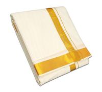 IMTRA FASHION Dhoti De Algodón para Hombre Vestido Tradicional Veshti Mundu del Sur De La India para Hombre